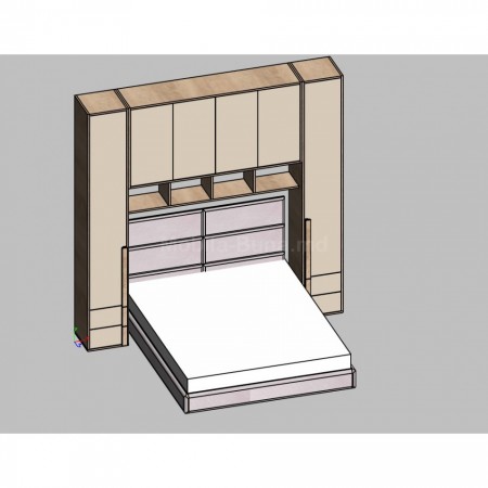 Dormitor modern pentru spații înguste A-90